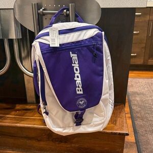 Babolat Purple and White Tennis Backpack